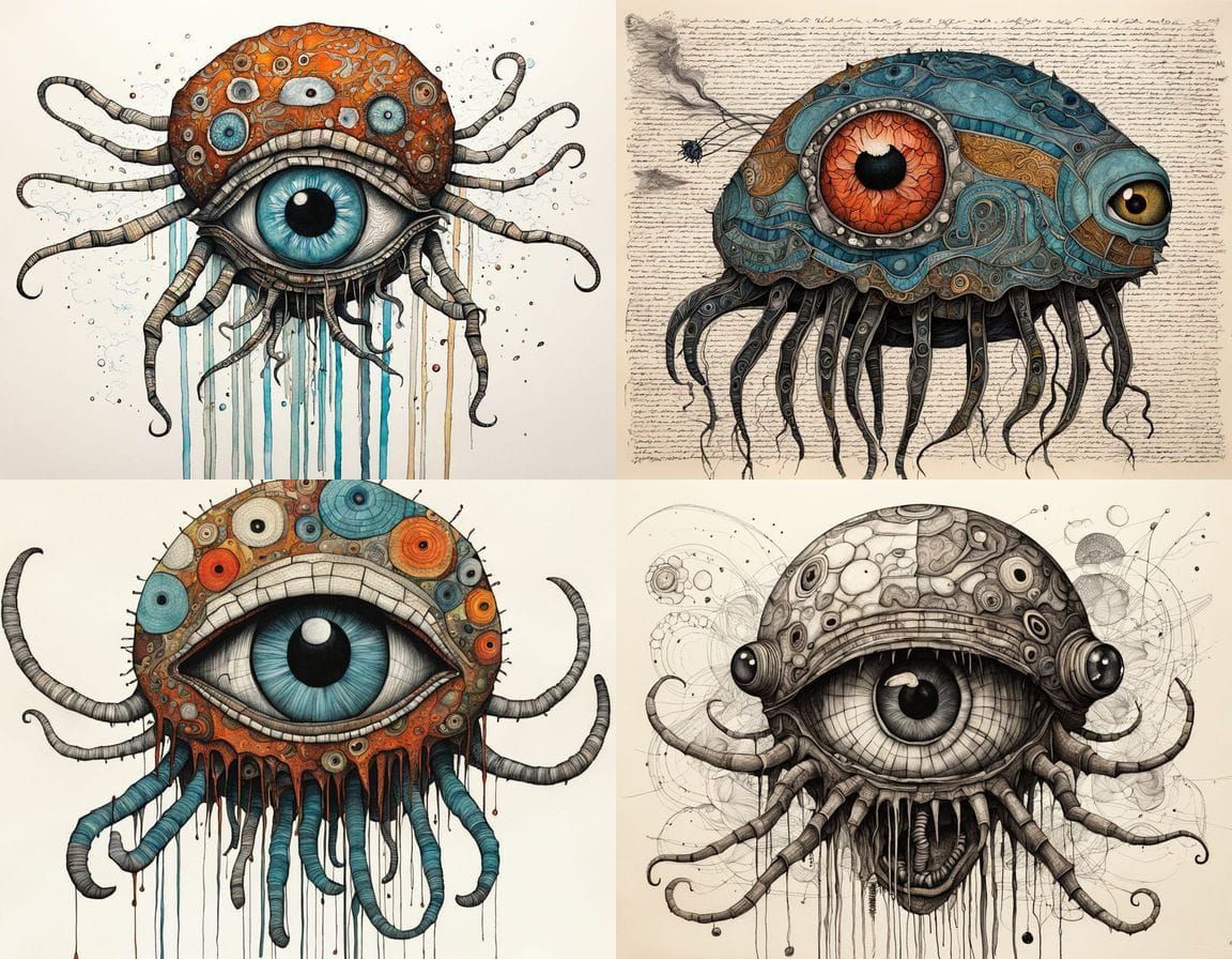 Horrific Mutant Disgrace: Brain, Tiger, Jellyfish, and Organ...