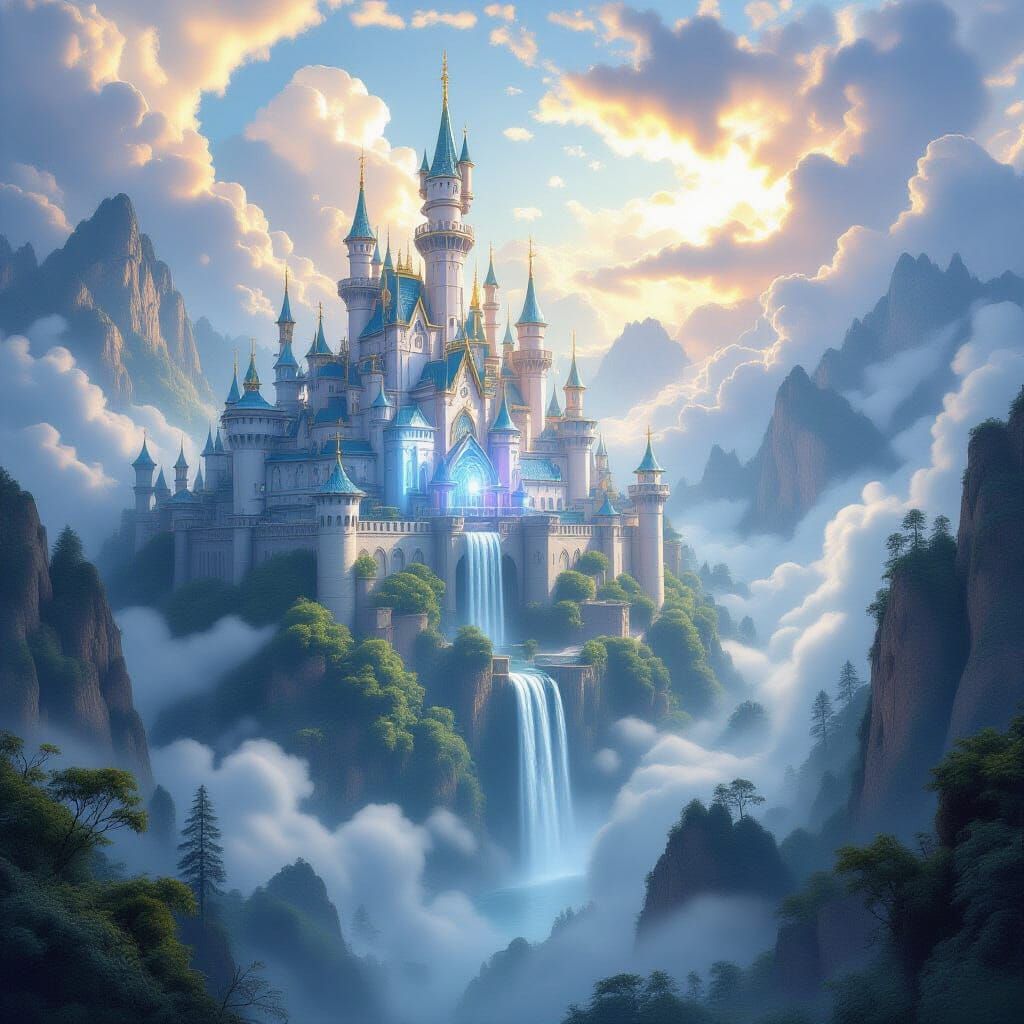 Hyper-Realistic Dreamlike Fantasy World