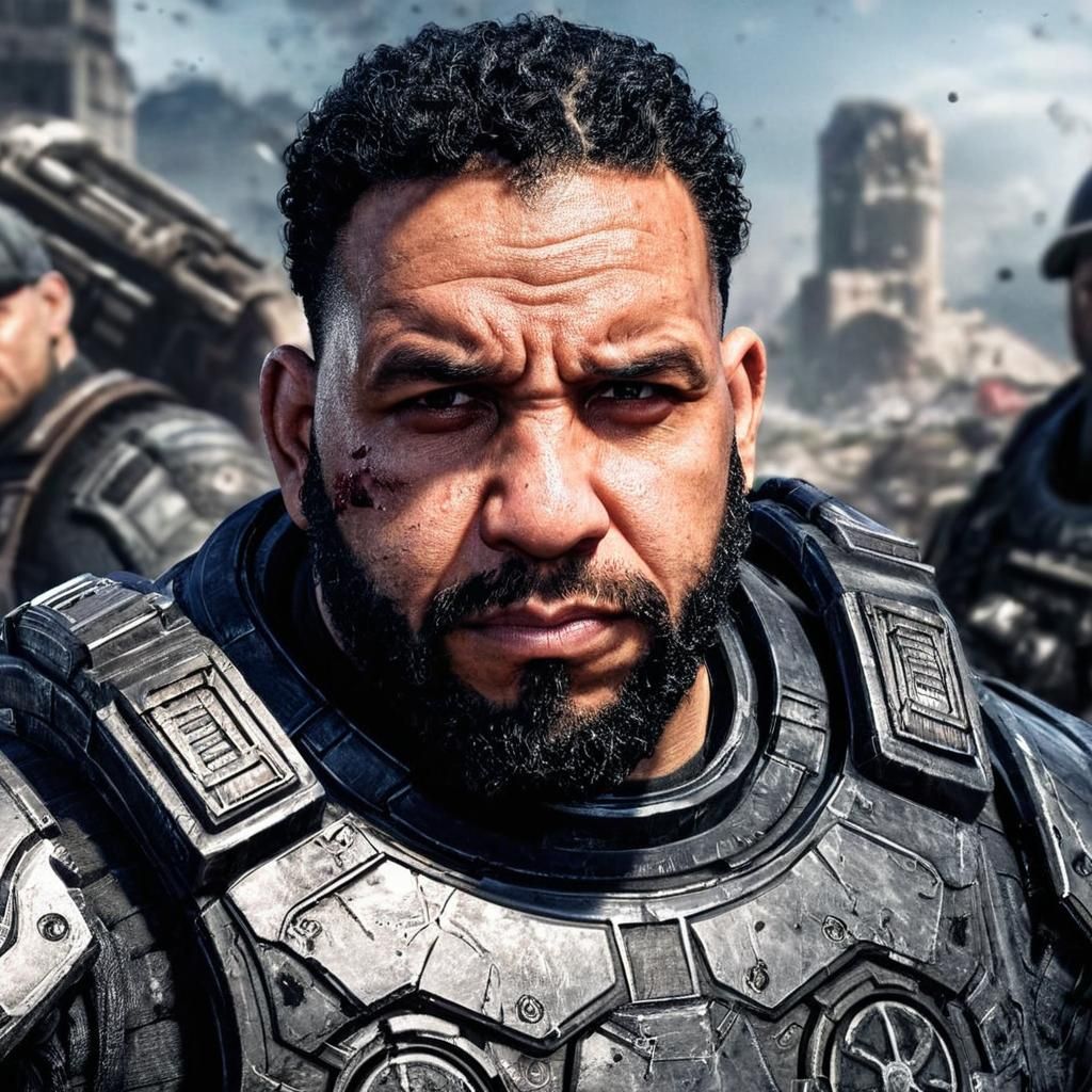 Gears of War COG Soldier in Action