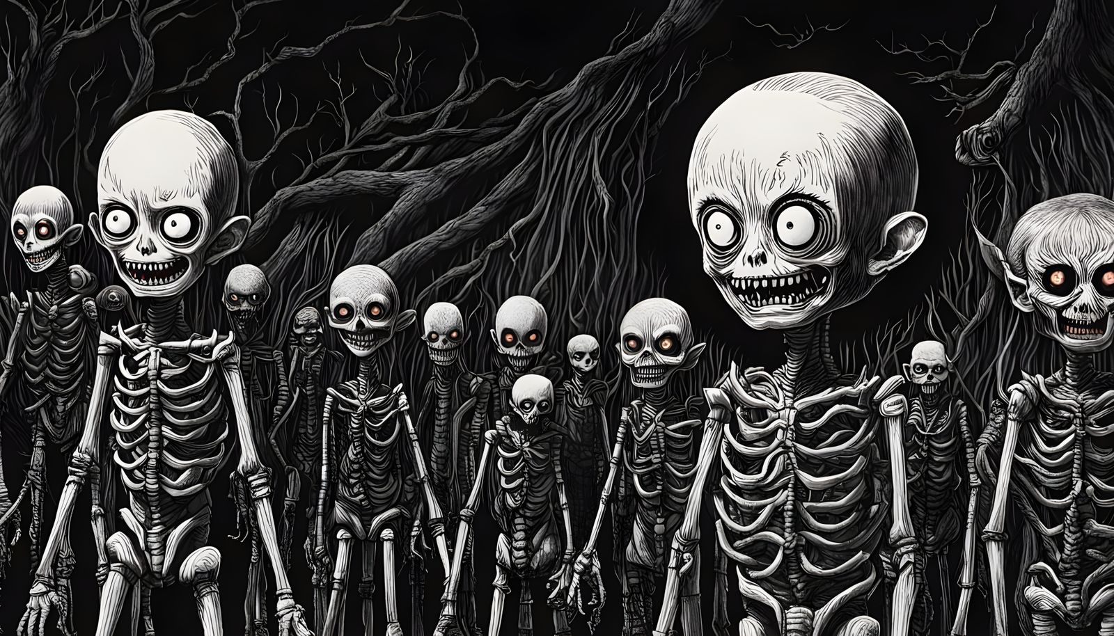 Gruesome Junji Ito Horror Scene