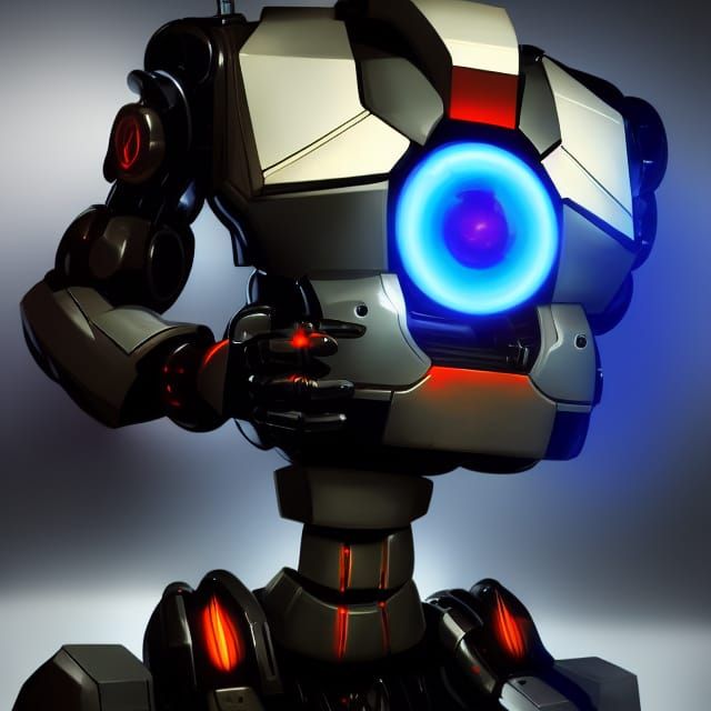 Mecha-Robot but Too Many Evolving