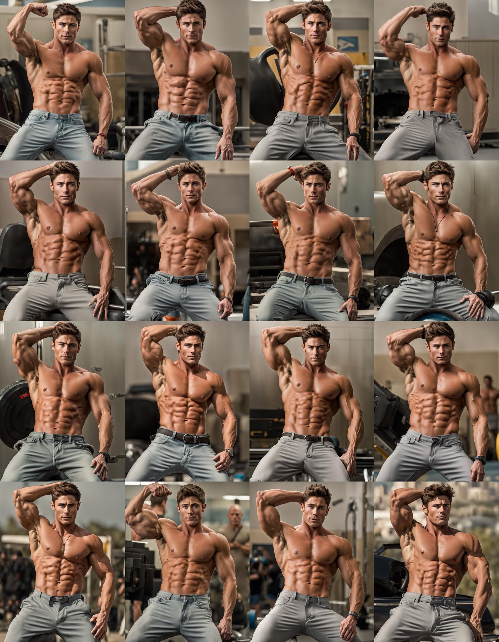 Muscular Alpha Male Portrait