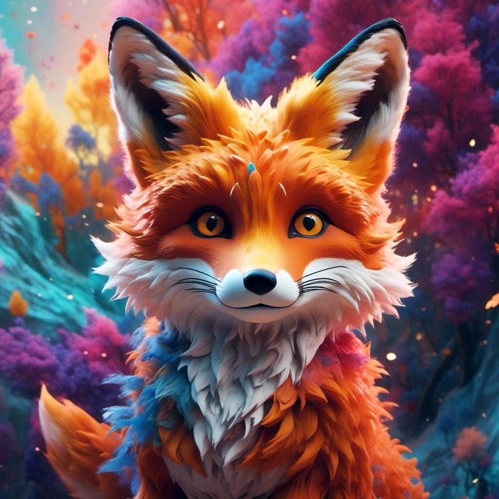 fox close up portrait