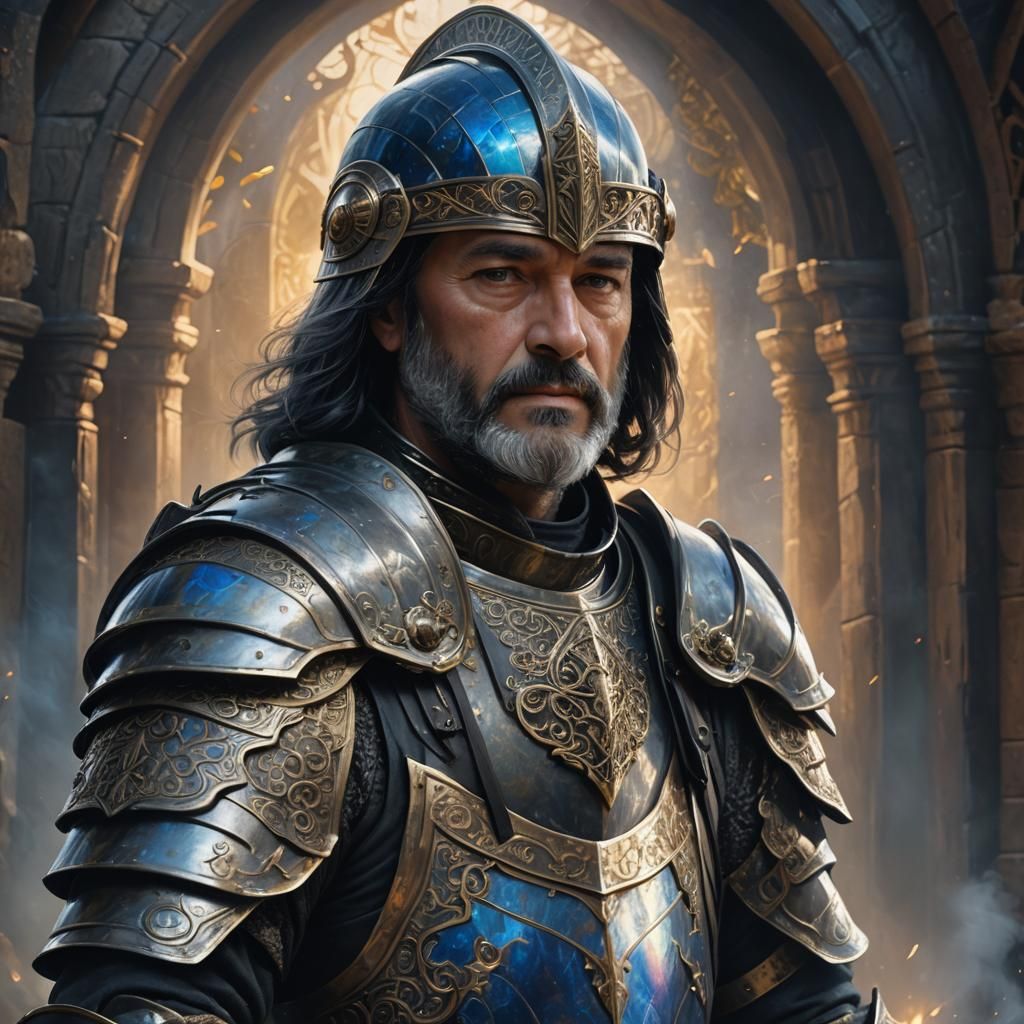 Armored Governor Portrait in Fantasy Art Style