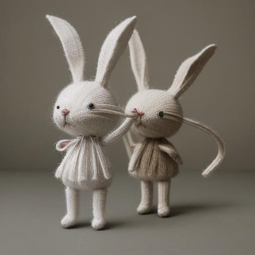 String Art: Mad Rabbit Sculpture