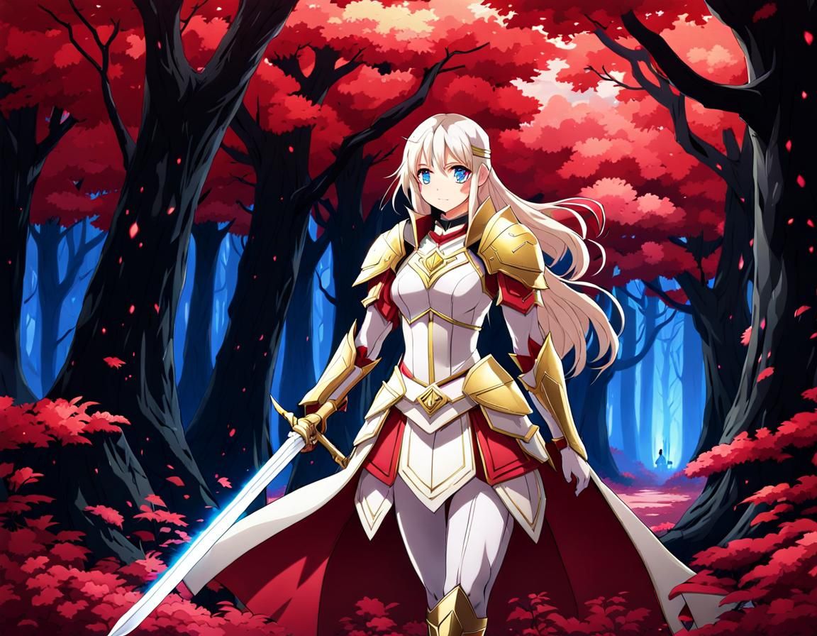 Paladin in Crimson Forest: Anime Style