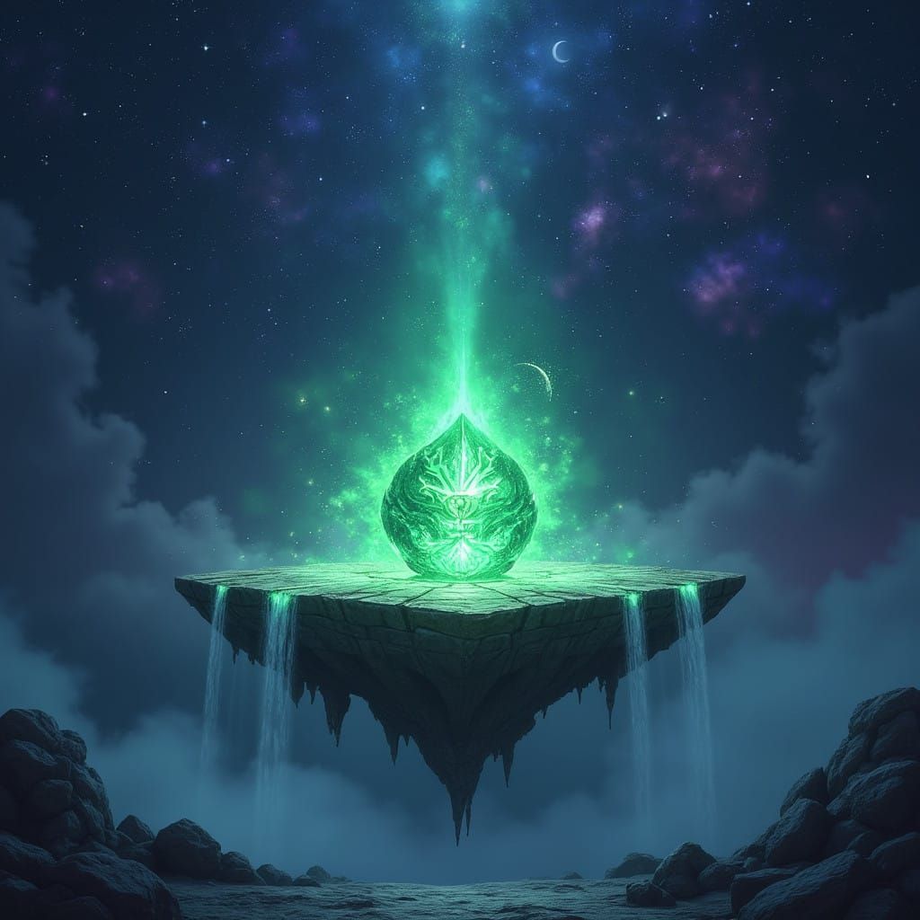 Ethereal Fantasy Realm in Celestial Conquest Style