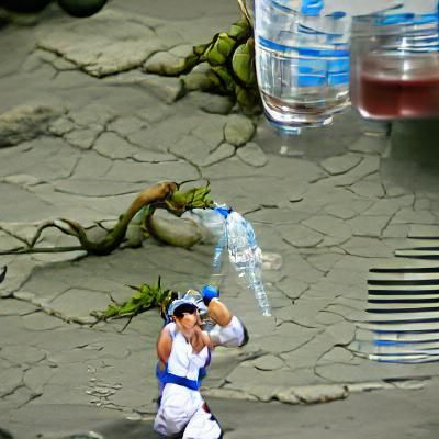 Ryu Hydrates: Street Fighter Scene