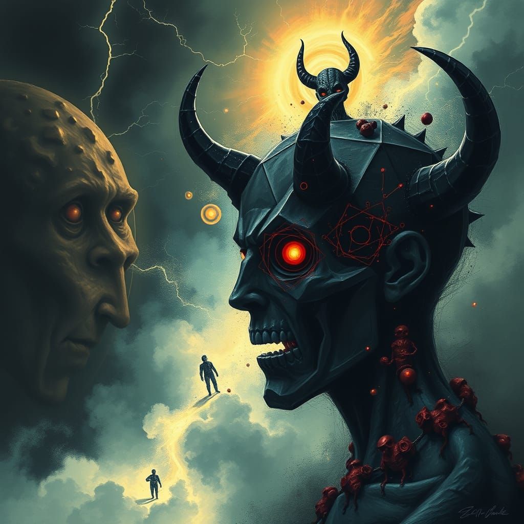 Inner Demons and Turmoil in a Fractured Reality