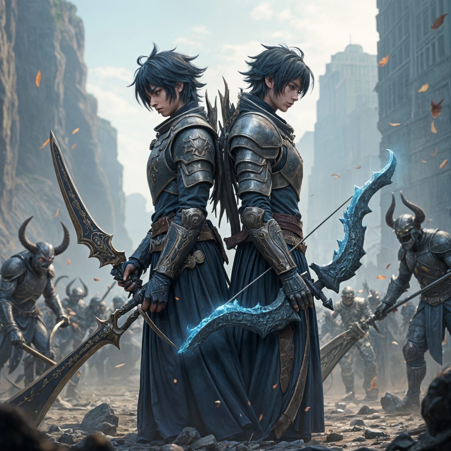 Brothers Stand United Against Monstrous Horde