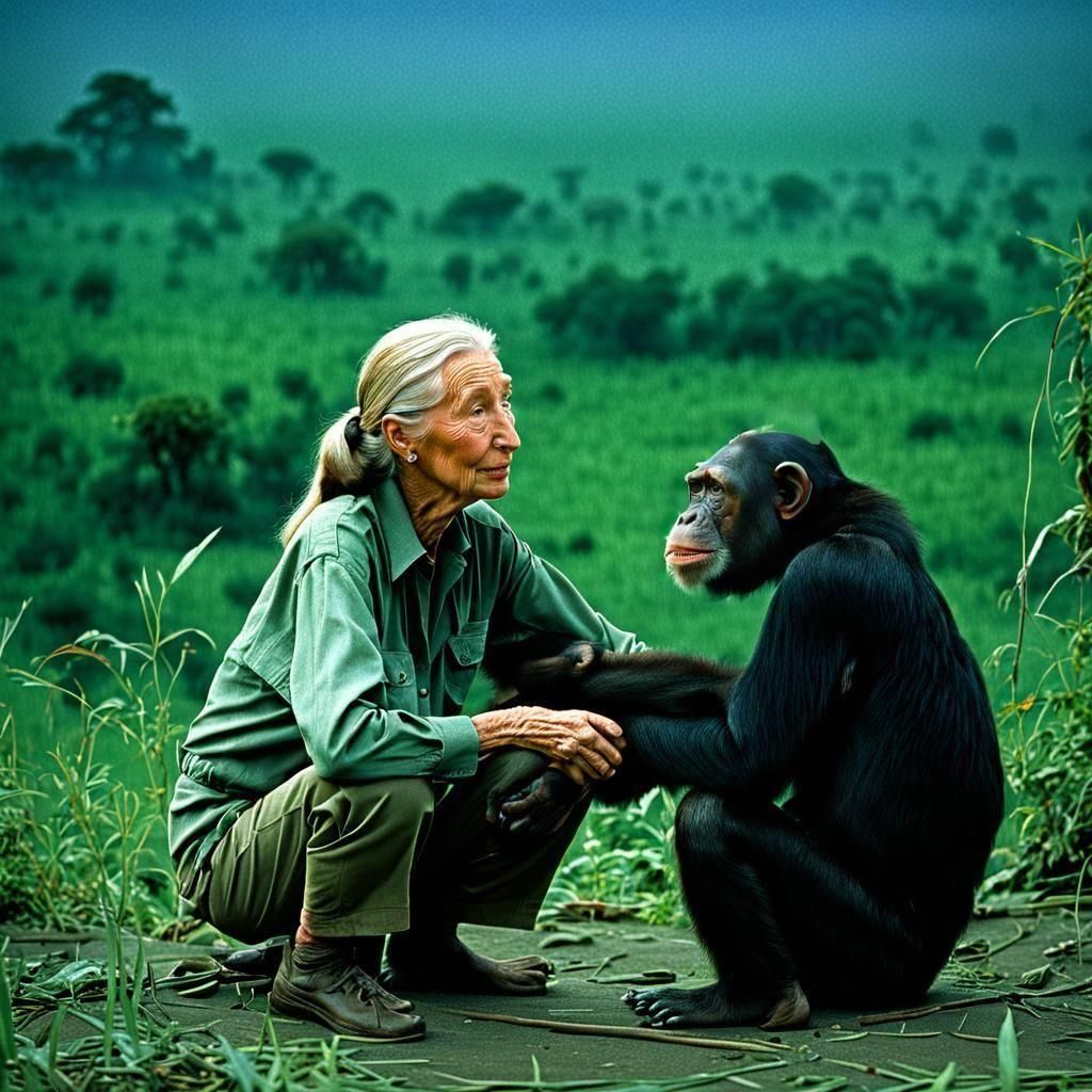 Detailed Chimpanzee Fur Close-Up
