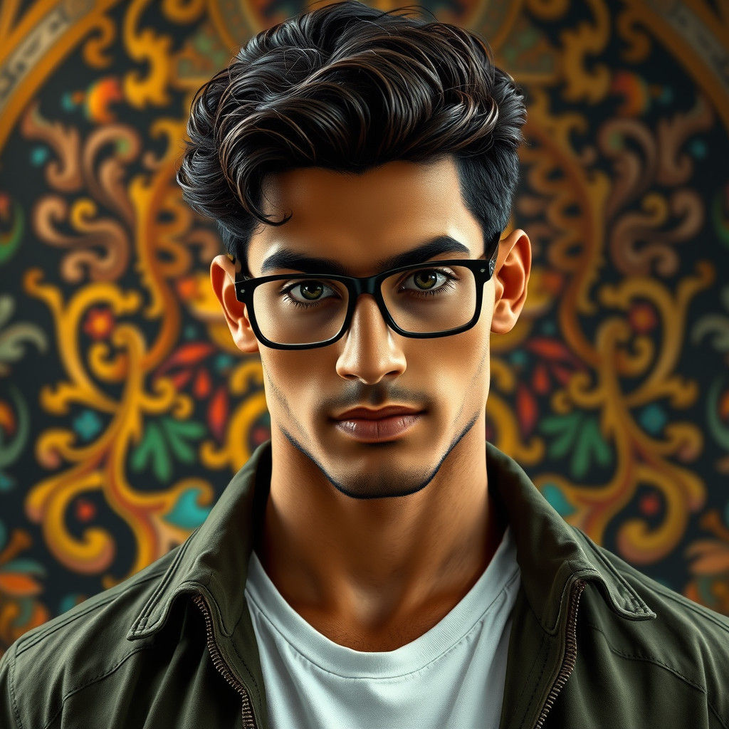 Egyptian Man in Fantasy Concept Art Style