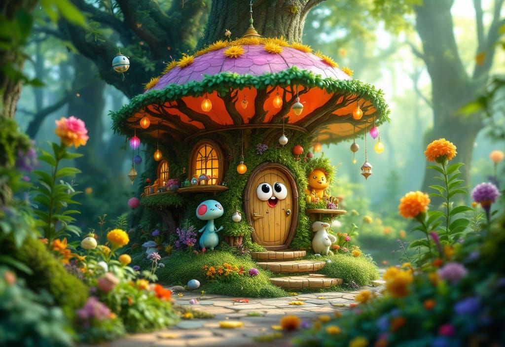 Enchanted Forest in Glass Box, Bizarre Architecture