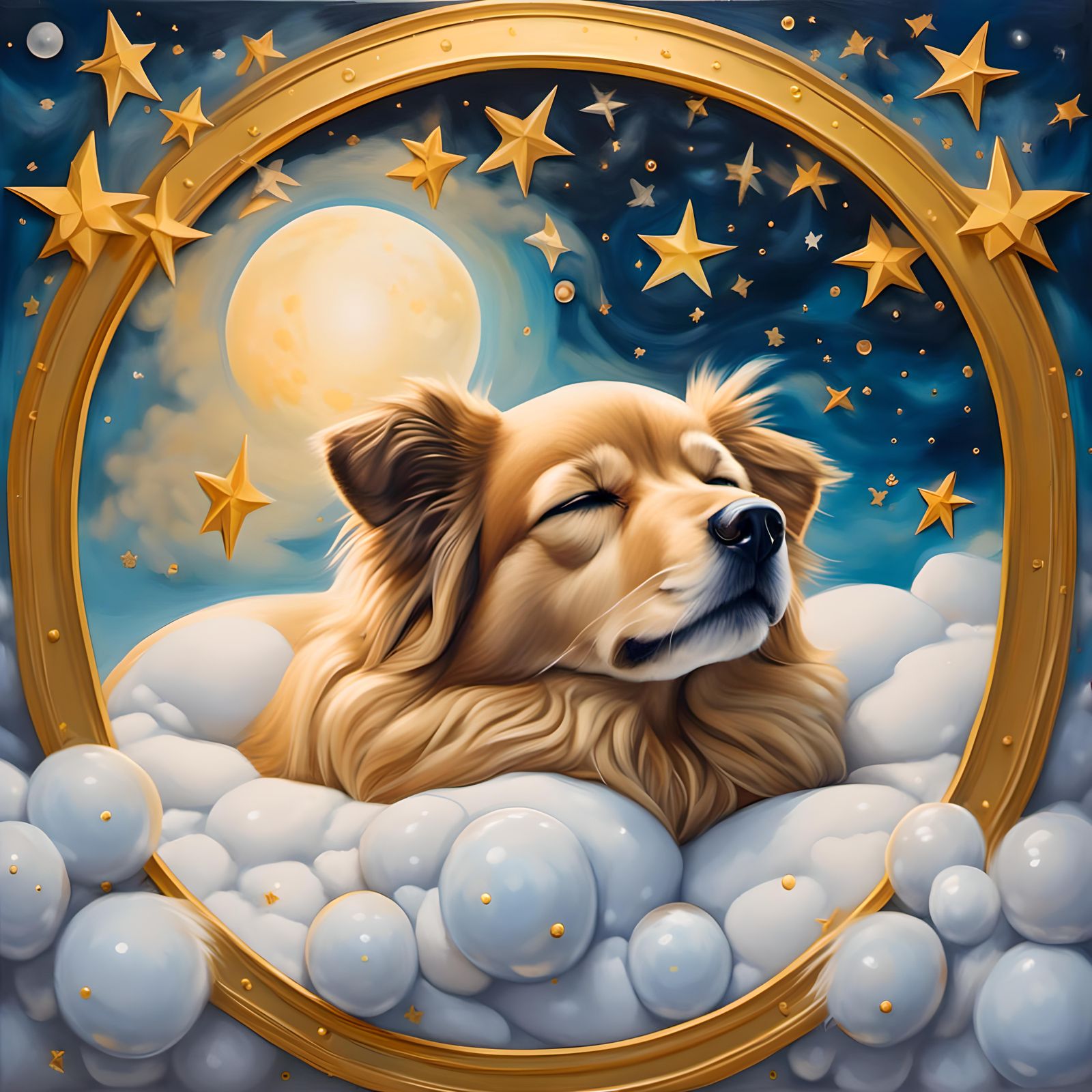 Dog Dreaming in Unexpected Colors