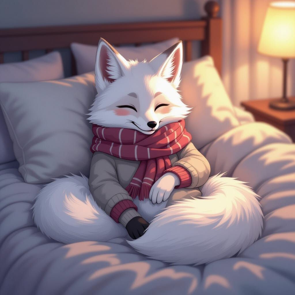 White Fox Lounging: Studio Trigger Manga Style