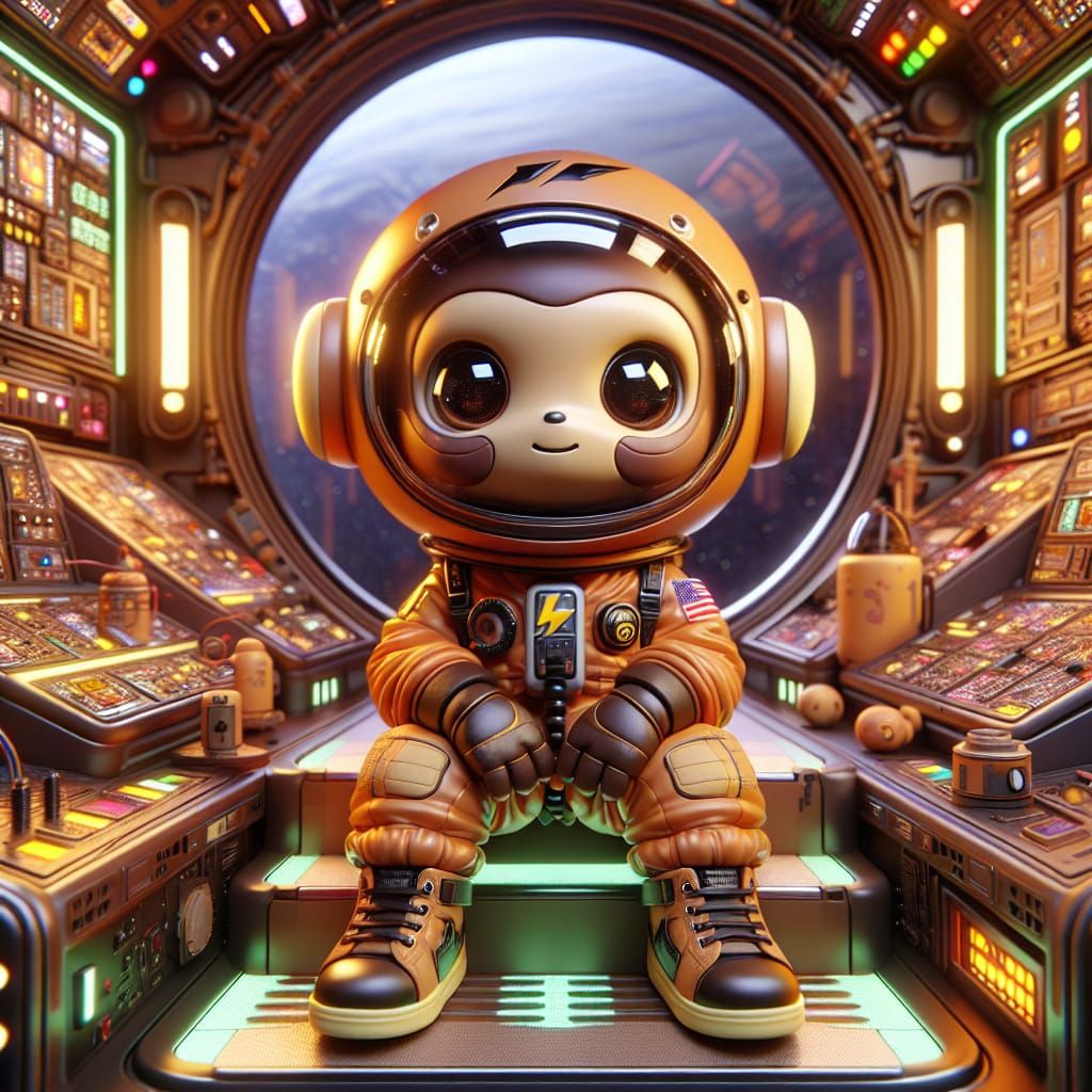 Monkey Astronaut