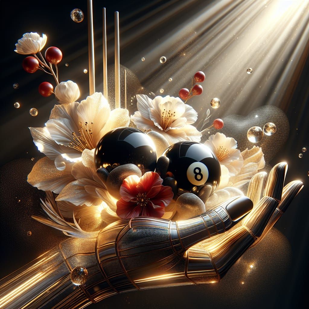 Mystical Black 8 Balls O7