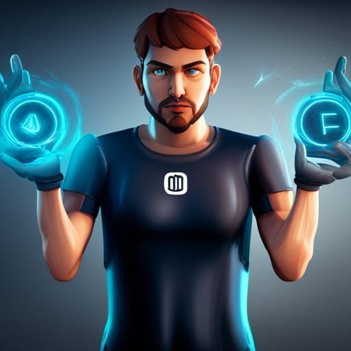 Light Hypnotist YouTube Banner in 3D Game Style