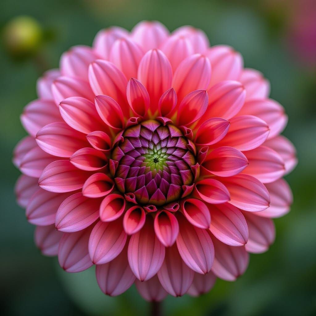Hyperrealistic Dahlia Flower in High Definition