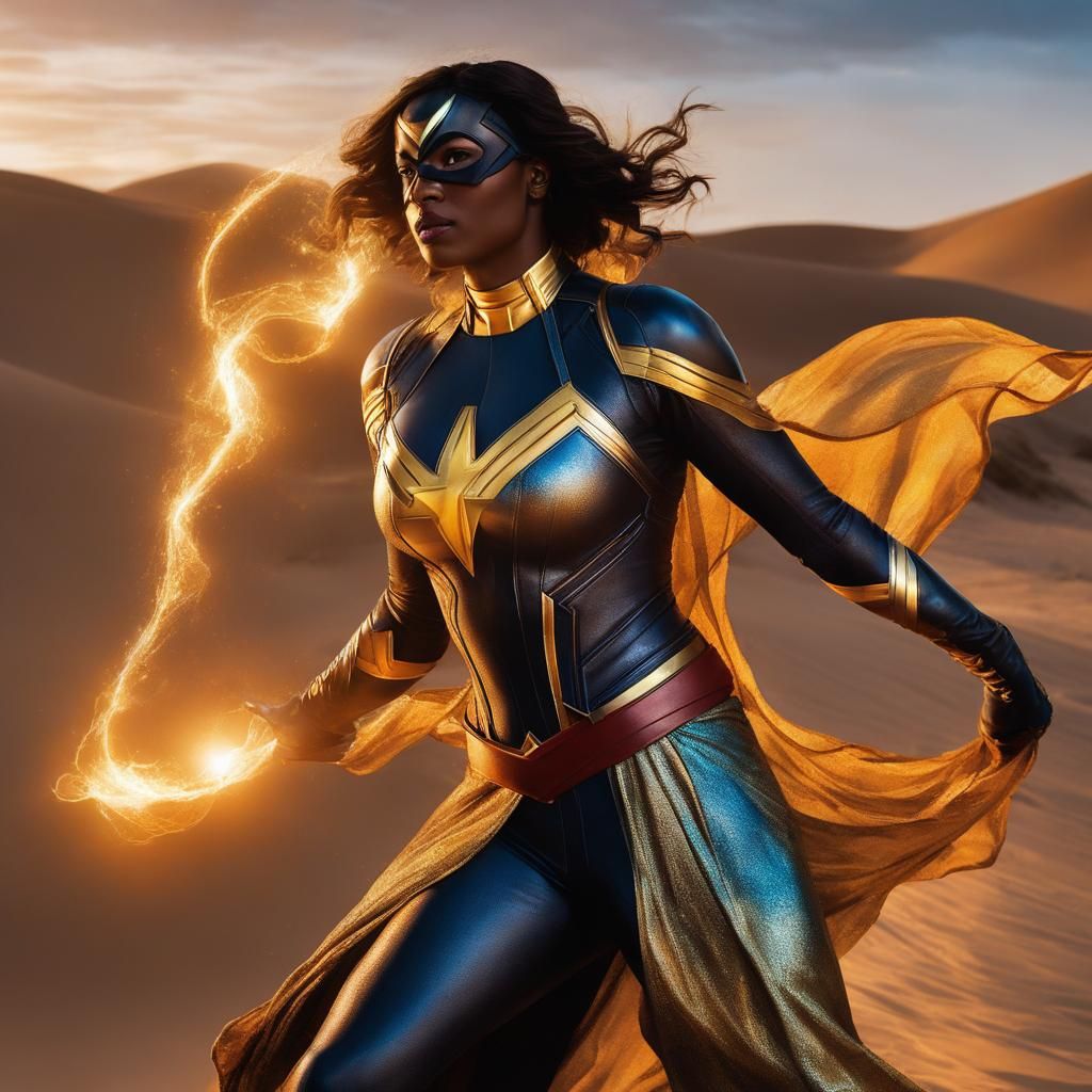 Ms. Marvel as Djinn with Nebulae Magic