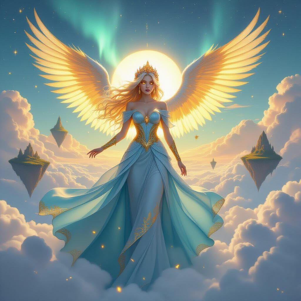Sun and Sky Princess with Phoenix Wings