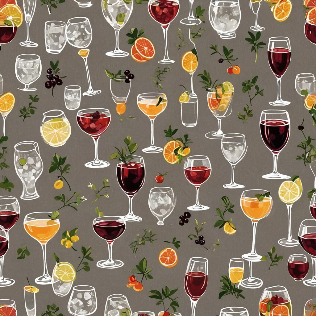 AI Interpretation of 'Drink and Entertain'