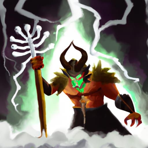 Sinister Celebration in Dark Fantasy Style