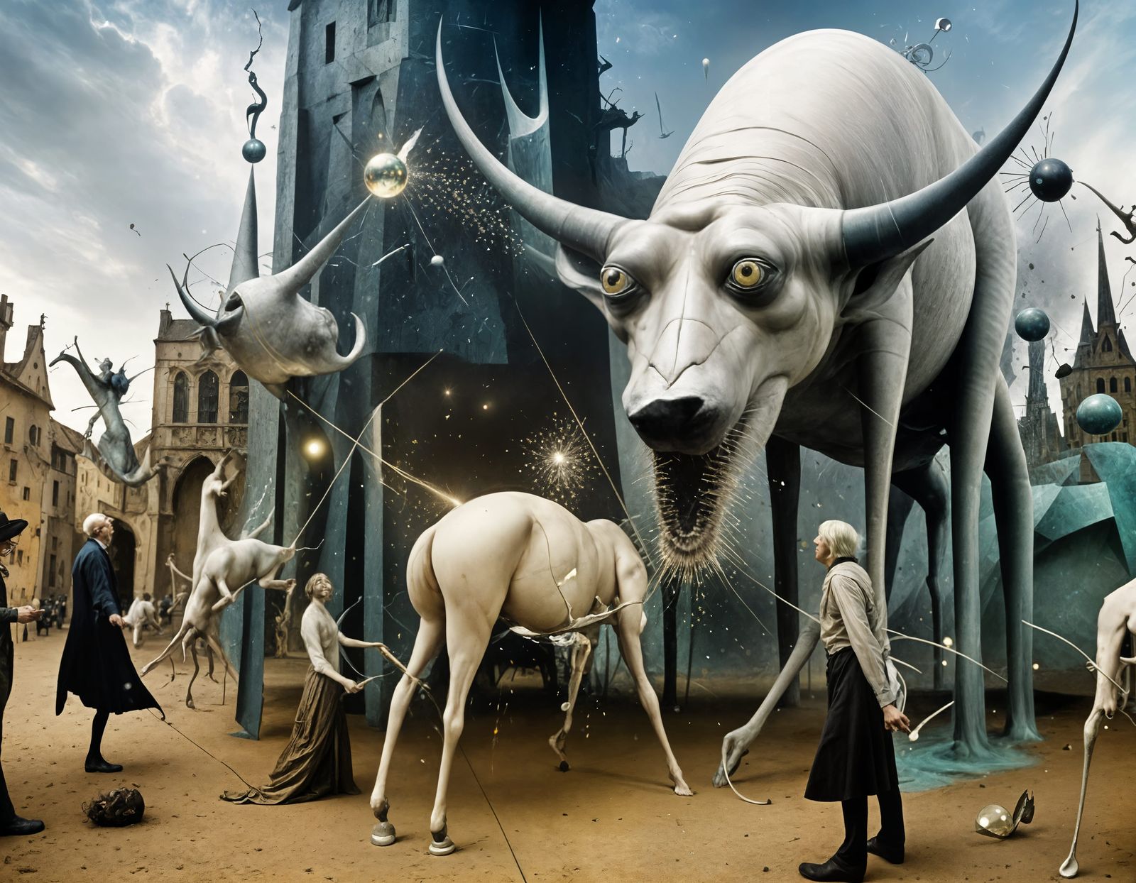 Talking the Bull out of Goring the Priest (next door) 'Babe' the (not Blue) Ox, Does Acquiesce - and falls asleep until ...