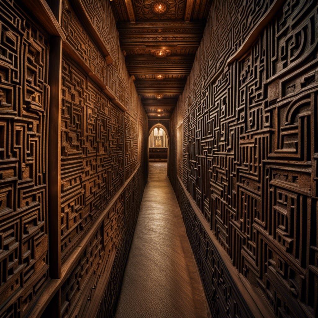 Hyperrealistic Elizabethan Maze in High Definition