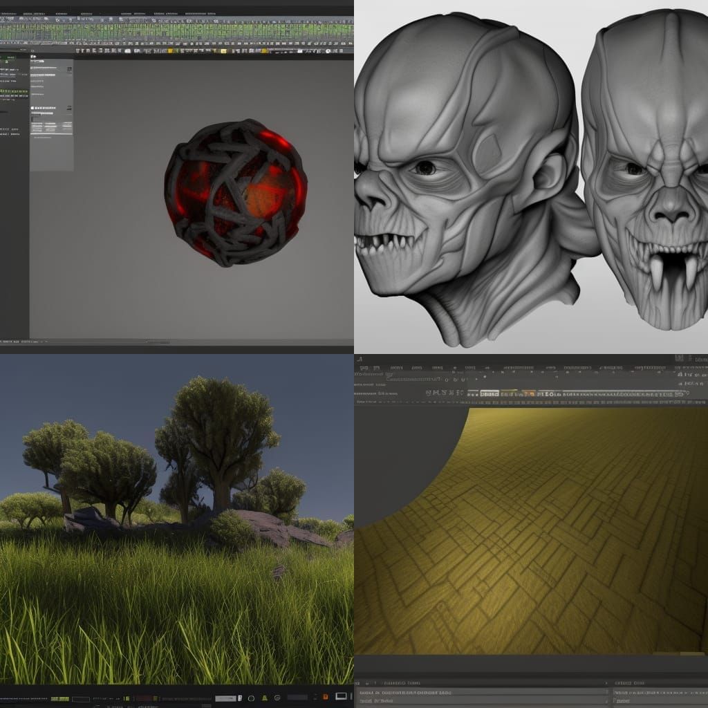 Goosebumps Inspired 3D Rendering