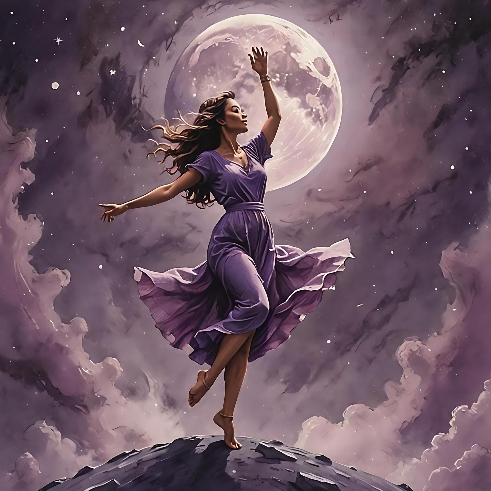 Purple Moondance