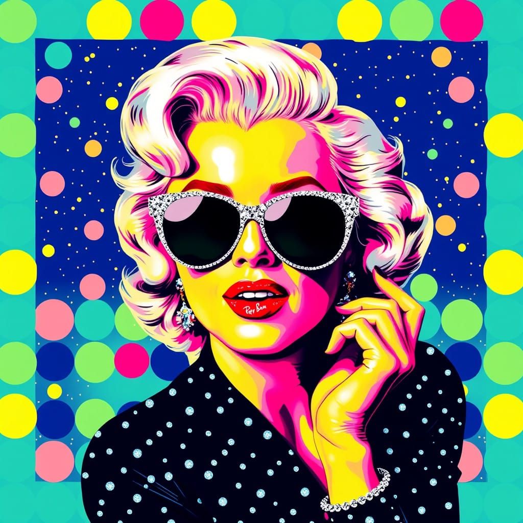 Ray Ban advertisement with Marilyn