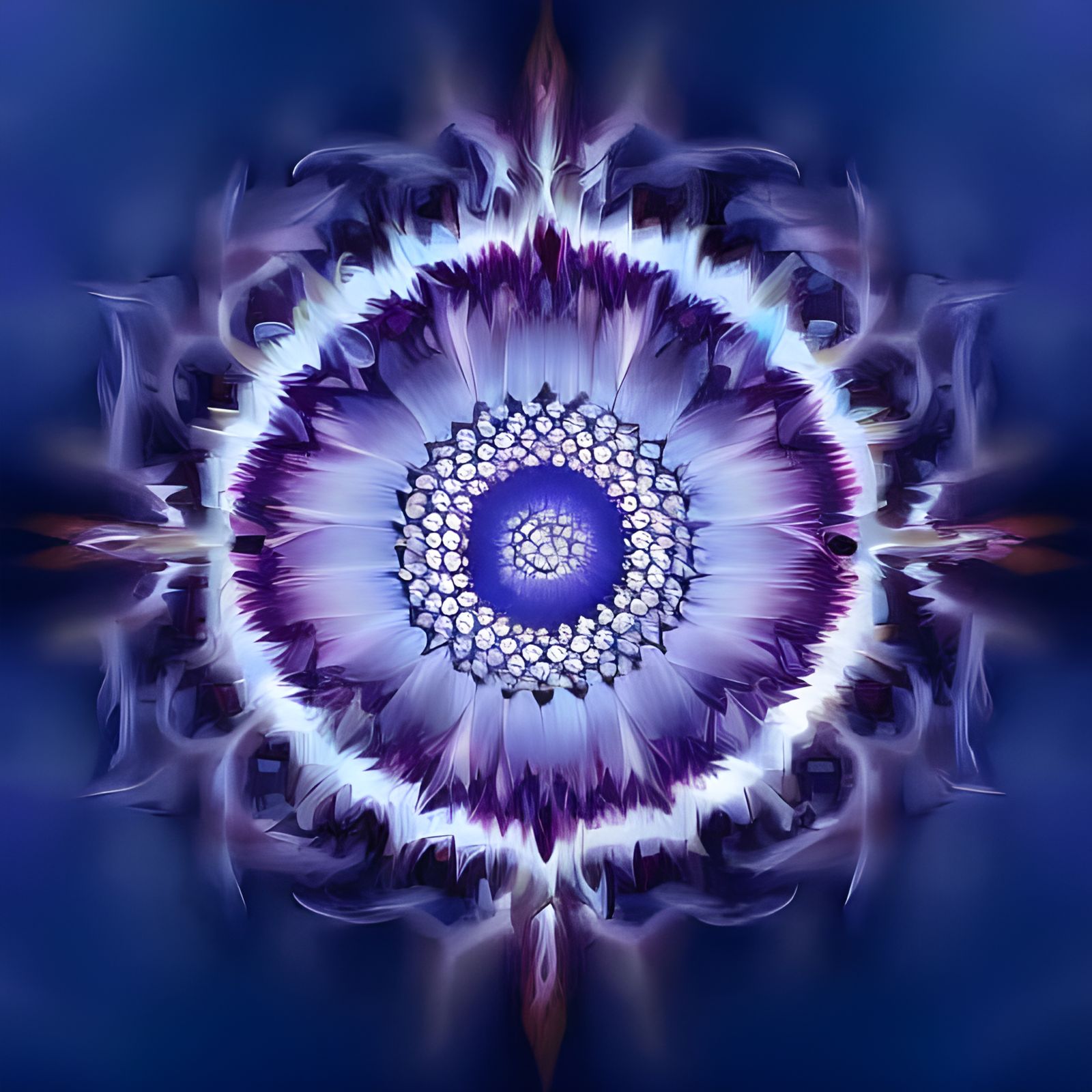 Utopian City Reflecting Galactic Pattern