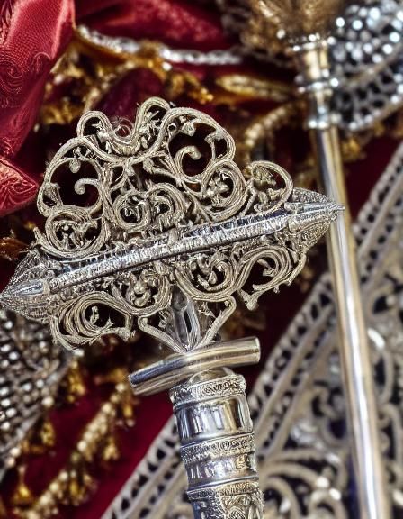 Ornate 14th Century Italian Spear in High Definition