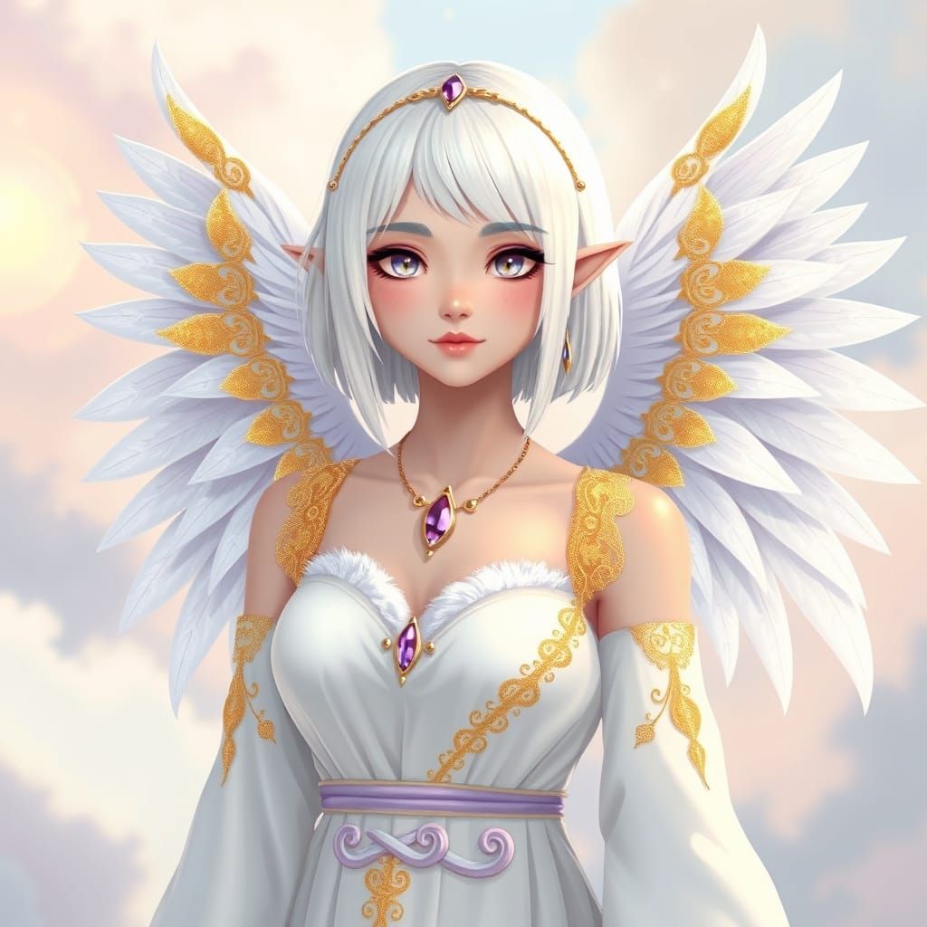 Majestic Wind Spirit in Ethereal Light