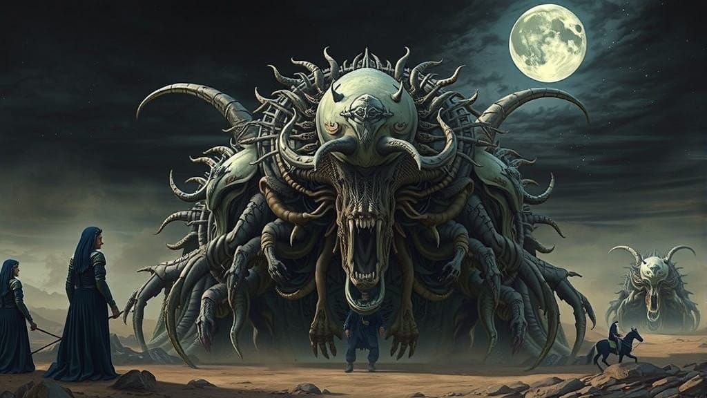 Armageddon's Manifestation: A Surreal Vision of Apocalypse