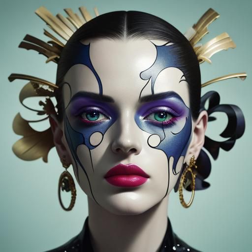 Enigmatic Spring: Avant-Garde Glamour in Photography Style