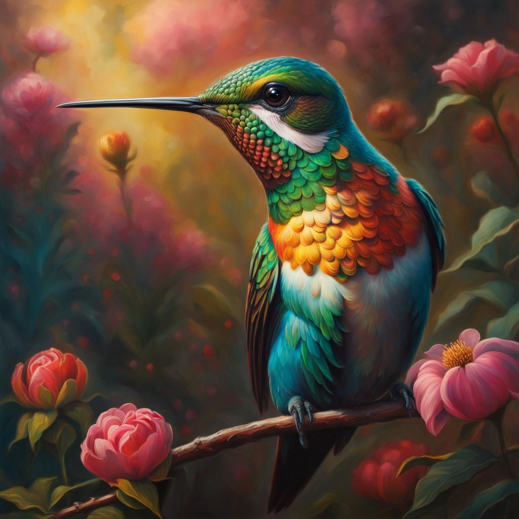 Animatronic Hummingbird: Gorgeous HD Art Photography