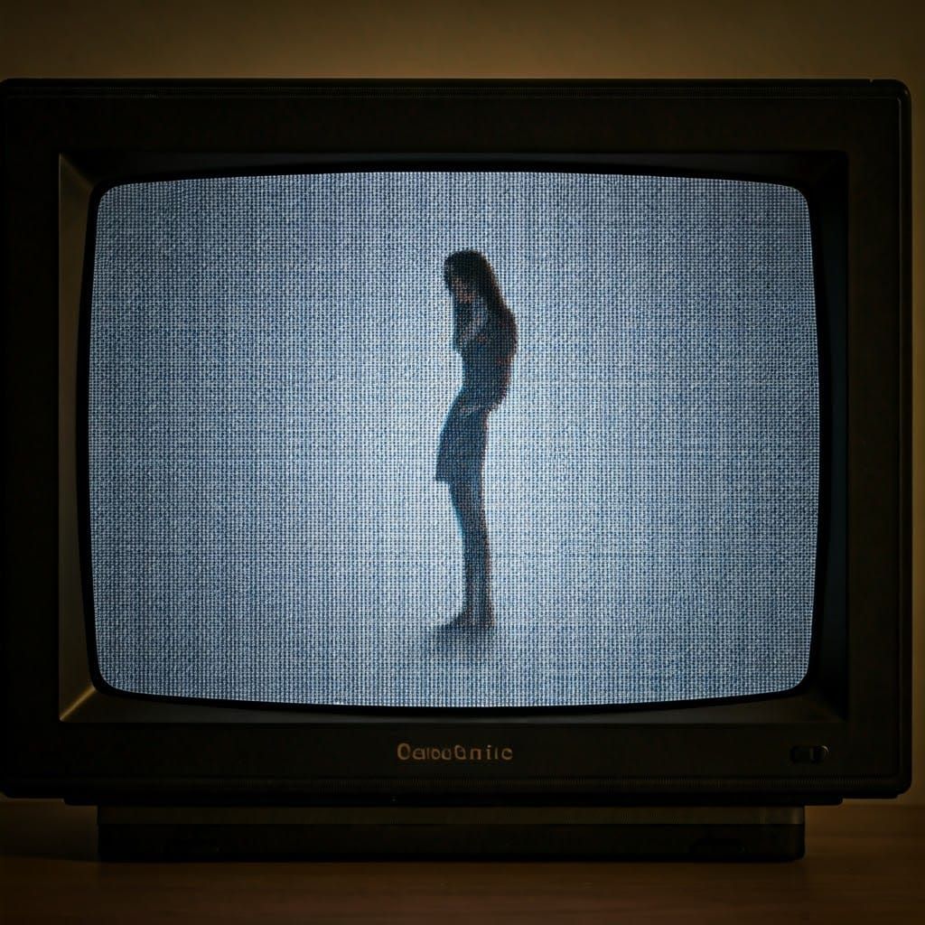 Distorted Analog Nightmares in a 90s TV Static Aesthetic