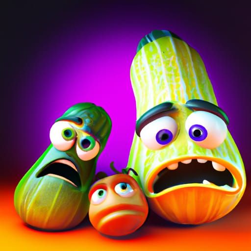 Scared Veggies