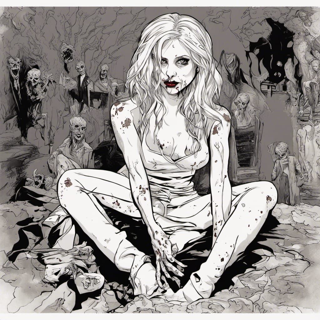 Zombie Tramp Cover Art Featuring Vampire Slayer