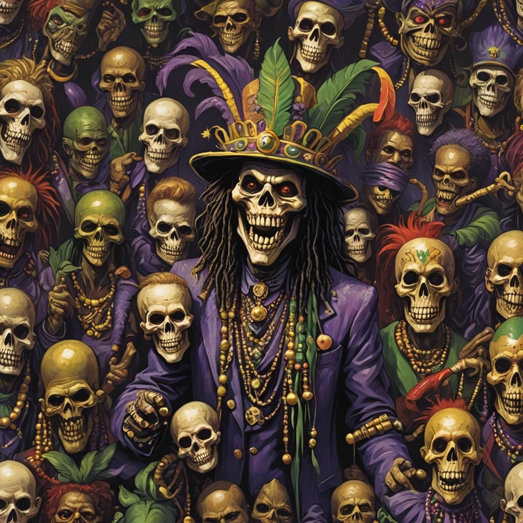 Sinister Mardi Gras Voodoo Horror