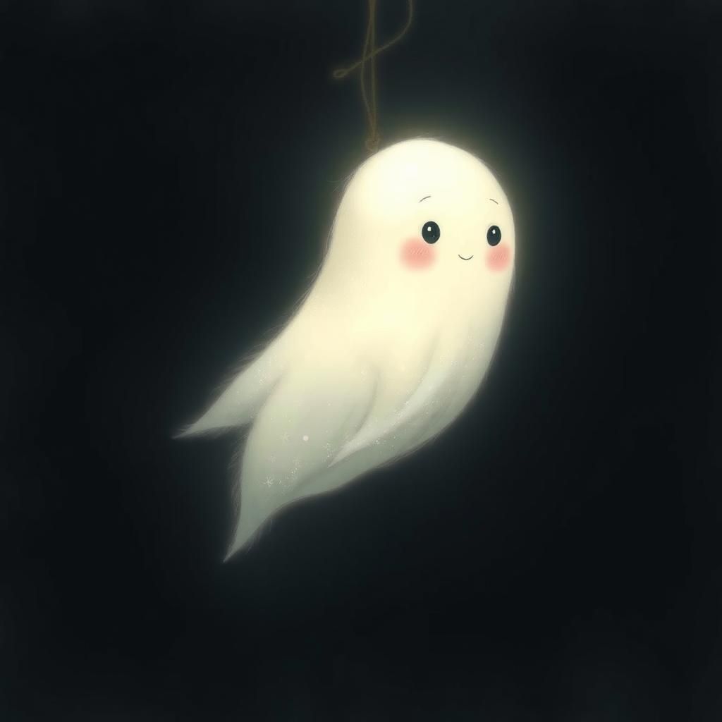 Ethereal Ghost in Dreamlike Digital Art Style