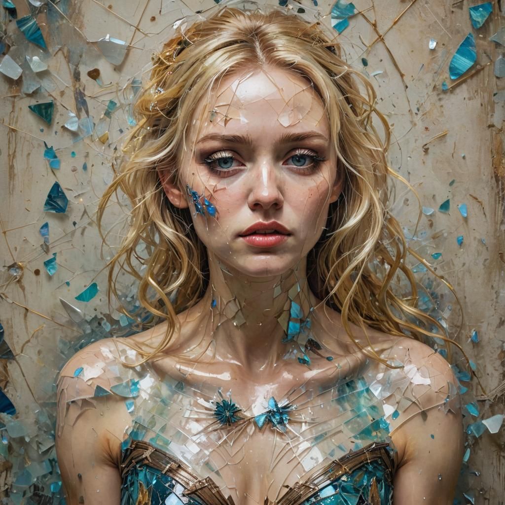 Shatteted spidergirl