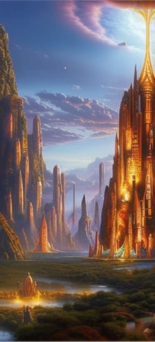 Quantum Electron Gaps: A Digital Matte Painting