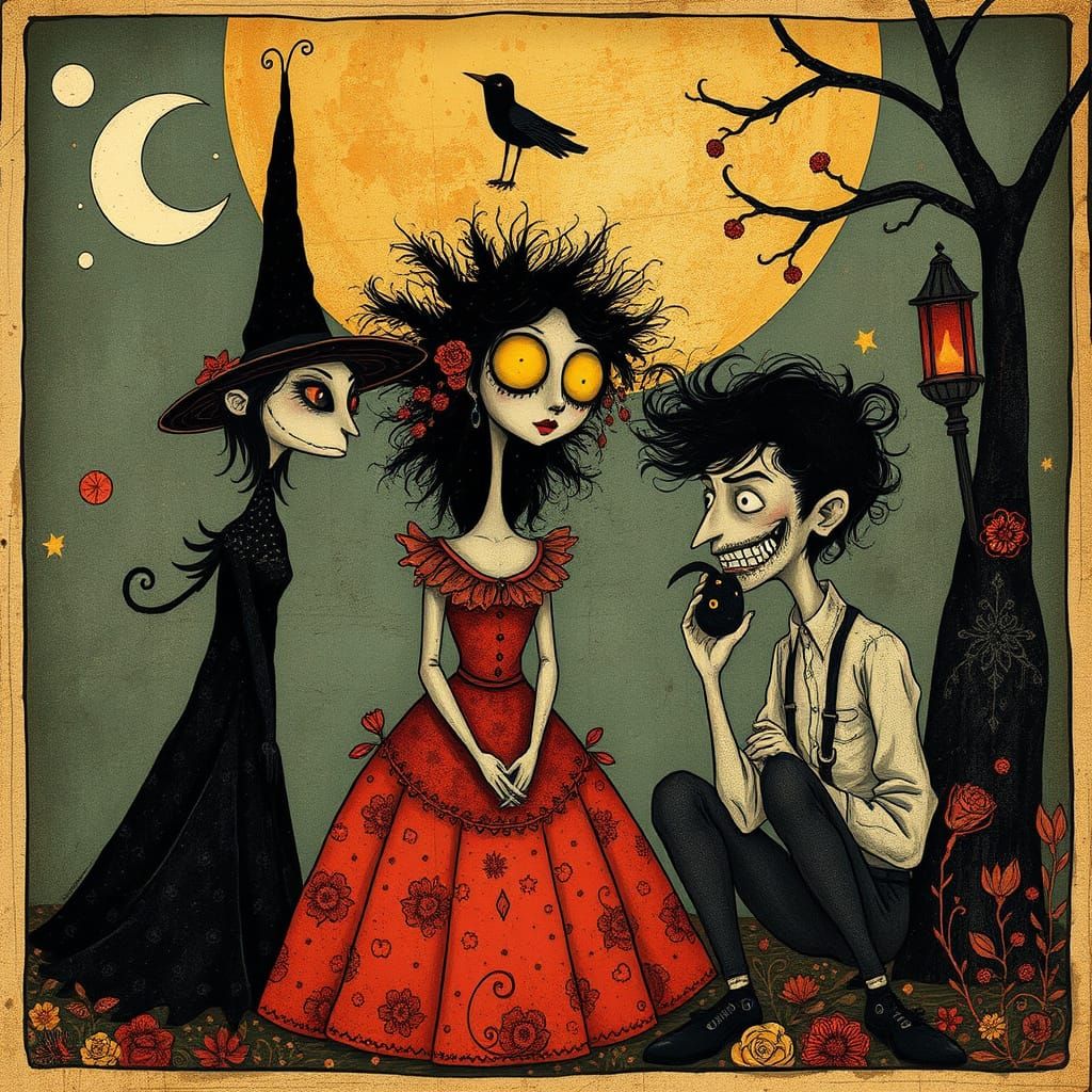 Surreal Portrait Fusion: Grimly, Coomber, Jones, Schiele