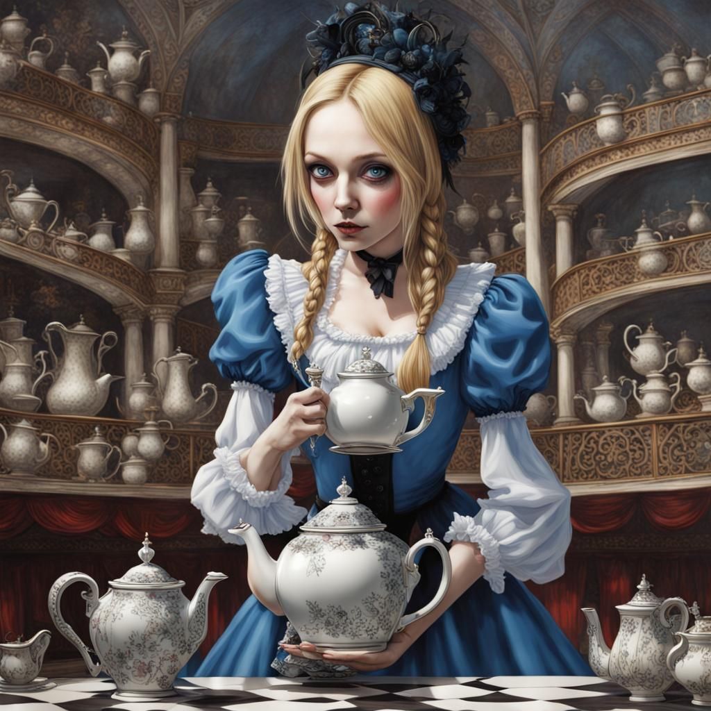 Gothic Alice Wins Teapot Award On Stage