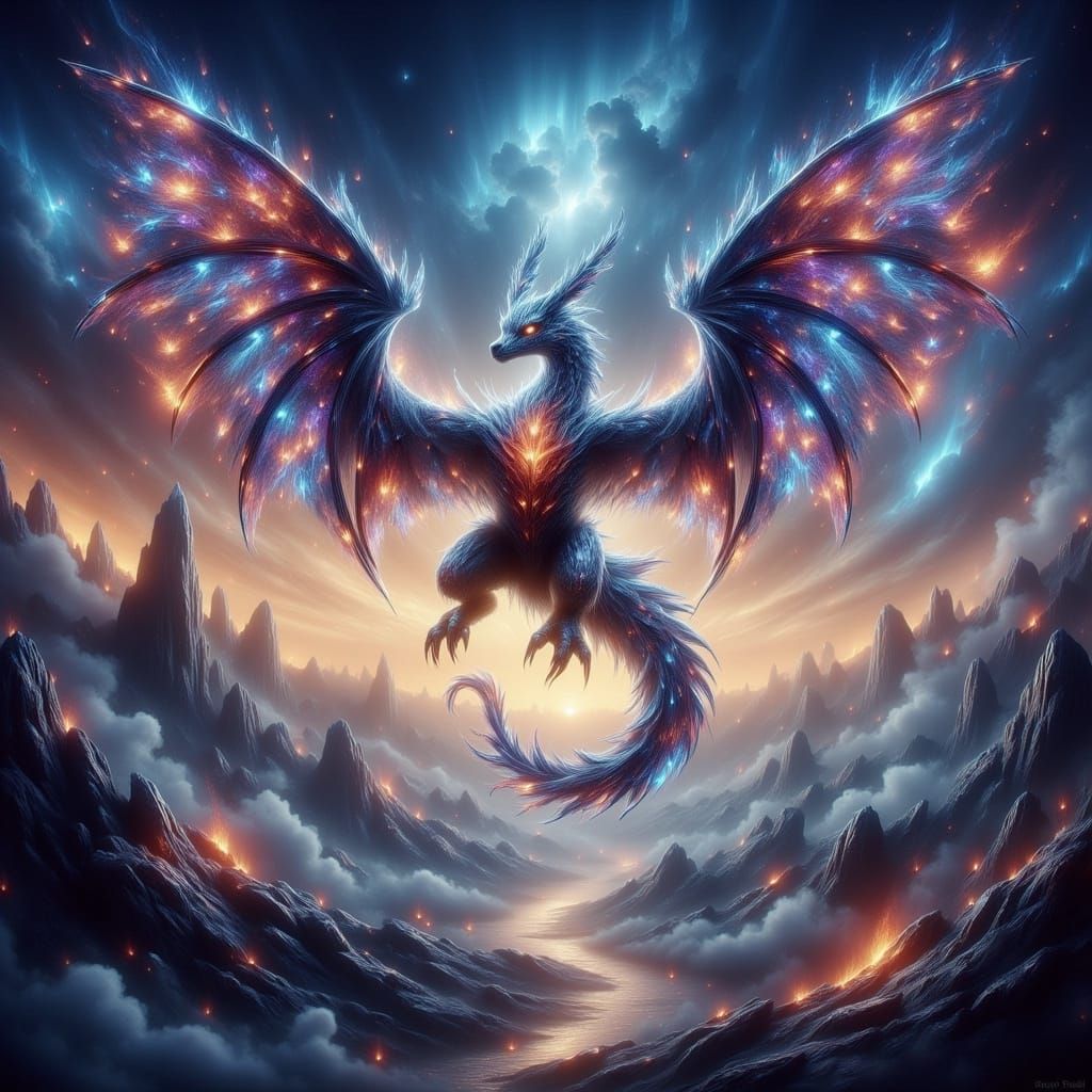 Aetherion, Singular Flame: Majestic Dragon NFT