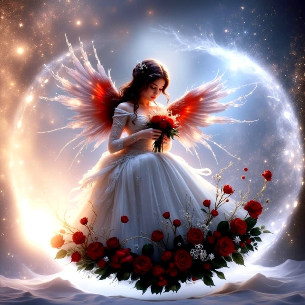 Romantic Fairy Lights Surround Gentle Hands