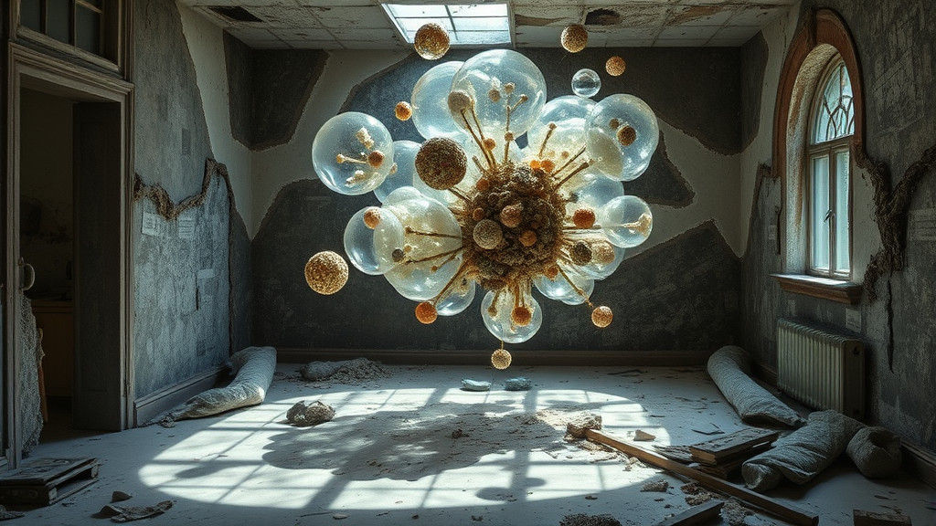 Surreal Molten Glass Figures with Fabric Pieces